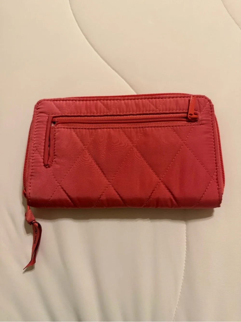 Vera Vradley Quilted Pink Women's Zip Wallet